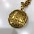 Portachiavi charm vintage Chanel 31 D'oro - vista 3