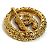 Spilla circolare in oro CC di Chanel D'oro - vista 2