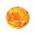 Spilla cerchio arancione Chanel