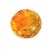 Spilla cerchio arancione Chanel - vista 4