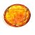 Spilla cerchio arancione Chanel - vista 7