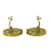 Timeless Orecchini rotondi Chanel CC Mark Circle D'oro - vista 9