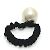 Chanel CC Marchio F22V Gomma per Capelli Nero - vista 2