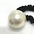 Chanel CC Marchio F22V Gomma per Capelli Nero - vista 3