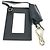Clutch in pelle nera Balenciaga Nero - vista 10