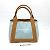 Borsa tote in pelle blu Balenciaga - vista 14