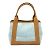 Borsa tote in pelle blu Balenciaga - vista 2