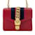 Borsa a Spalla Gucci Chain Sylvie Web Rosso Pelle  ref.1465478