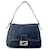 Sac à main Fendi Mamma Bucket en denim Cuir Jean Bleu  ref.1465673