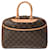 Bolso Deauville Monogram Louis Vuitton Castaño Charol  ref.1465743