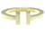 Tiffany & Co Anello quadrato Tiffany T in oro giallo D'oro  ref.1466389