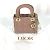 Borsa a spalla Cannage Chain di Christian Dior Beige - vista 18