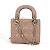 Borsa a spalla Cannage Chain di Christian Dior Beige - vista 3