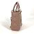 Borsa a spalla Cannage Chain di Christian Dior Beige - vista 4