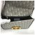 Borsa a spalla in pelle grigia Christian Dior Marrone - vista 13