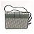 Borsa a spalla in pelle grigia Christian Dior Marrone - vista 2