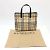 Borsa a mano a quadri Burberry Beige - vista 14