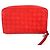 Clutch in pelle rossa Bottega Veneta