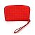 Clutch in pelle rossa Bottega Veneta - vista 2