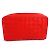 Clutch in pelle rossa Bottega Veneta - vista 9