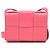 Borsa a spalla in pelle rosa Bottega Veneta
