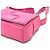 Borsa a spalla in pelle rosa Bottega Veneta - vista 5