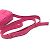 Borsa a spalla in pelle rosa Bottega Veneta - vista 8