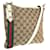 Gucci Sherry Line Umhängetasche Weiß Beige Leinwand  ref.1466971