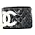 Chanel Cambon Line Coin Purse Black Leather  ref.1467022