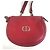 Borsa a spalla in pelle rossa Christian Dior Rosso - vista 2