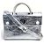Borsa a mano metallica argento Christian Dior