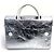Borsa a mano metallica argento Christian Dior - vista 2