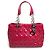 Christian Dior Cannage Soft Emaille-Handtasche Pink