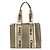 Borsa tote Chloé in tessuto beige