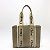 Borsa tote Chloé in tessuto beige - vista 2