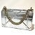 Borsa a spalla in pelle argento Christian Dior - vista 2