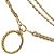 Collana in catena dorata vintage Chanel D'oro - vista 3