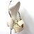 Borsa a spalla in pelle beige Chloé - vista 10