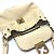 Borsa a spalla in pelle beige Chloé - vista 11