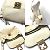 Borsa a spalla in pelle beige Chloé - vista 14