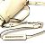 Borsa a spalla in pelle beige Chloé - vista 8