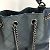 Borsa a spalla in pelle blu Chanel - vista 14