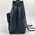 Borsa a spalla in pelle blu Chanel - vista 3