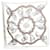 Hermès Hermes Carre90 White Cream Silk Scarf  ref.1467094