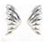 Tiffany & Co Tiffany Butterfly Silver Earrings  ref.1467242