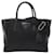 Tote Bolso de mano de nylon y cuero negro para mujeres de Prada  ref.1467450