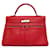 Hermès Hermes Kelly Laki 35 Handbag in Vermilion Swift Leather Red  ref.1468005