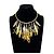 Collana choker V essenziale in piume Louis Vuitton D'oro - vista 9