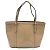 Gucci Beiger Lackleder-Shopper