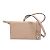 Borsa a spalla in pelle verniciata beige Gucci